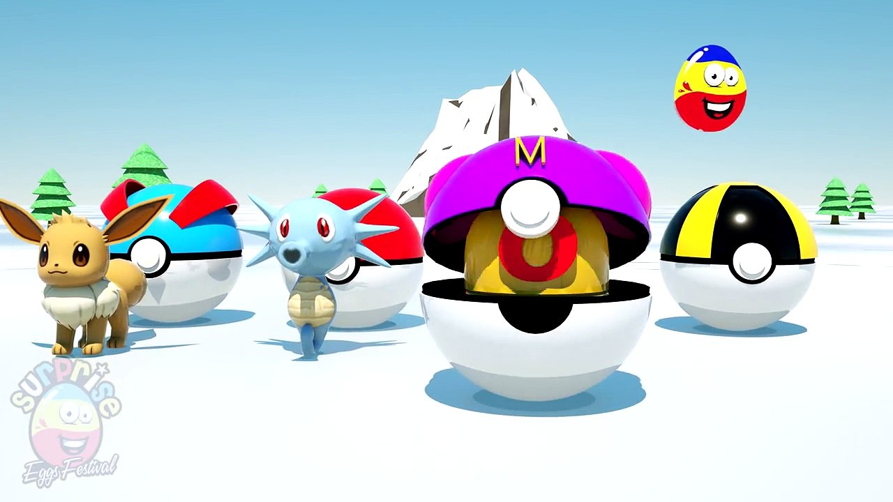 Surprise Eggs Pokemon Go Edition #3 - Pokemon Cartoon Animation for Kids by Surprise Eggs Festival-CQ7u_Zdo7sQ