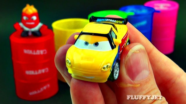 Learning Colors for Children with Slime Surprise Toys Inside Out Cars 2 Toy Story Cookie Monster-hMMOhwtuDs8