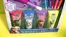Bonecas Little Mommy Hora do Banho da Peppa Pig no Banheirinho Disney Frozen | Muñeca Baño & Fiesta