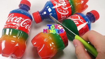 How To Make Colors Mini Cola Jelly Pudding DIY How To Make Pearl Slime Syringer-GZWOh5R5qNA