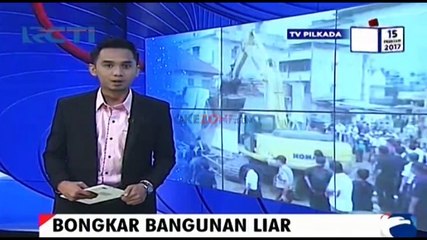 Penertiban Bangunan Liar di Medan Berlangsung Ricuh