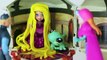 Play Doh Sofia The First Rapunzel and Disney Frozen Princess Anna and Kristoff Tangled Tower Mix-Up