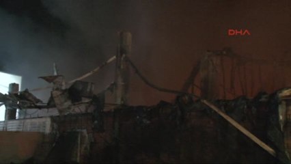 Silivri'de Fabrika Yangını
