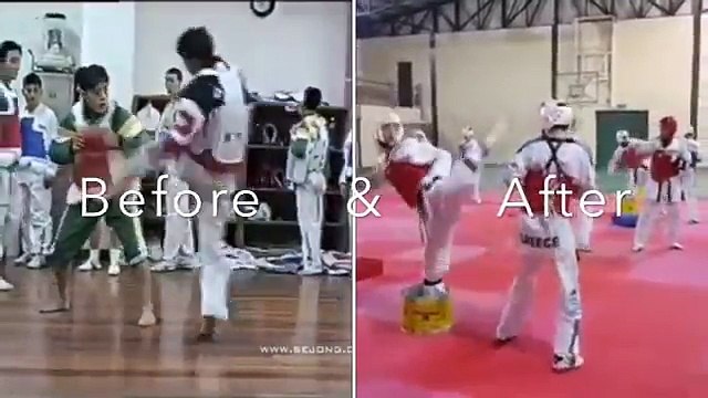 Taekwondo sparring training drills before and now - 2016 Rio Olympics Taekwondo