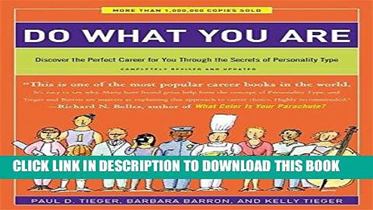 [PDF] Do What You Are: Discover the Perfect Career for You Through the Secrets of Personality Type