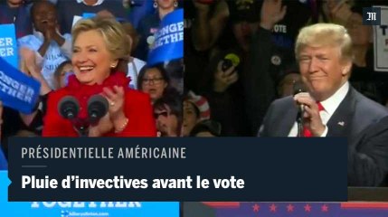 "Incapable", "dangereux" : Trump et Clinton font pleuvoir les coups