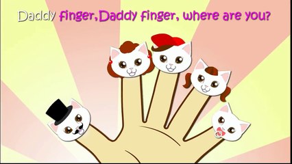 Cats Finger Family / Nursery Rhymes