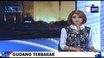 Kobaran Api Hanguskan Isi Gudang di Tangerang Banten