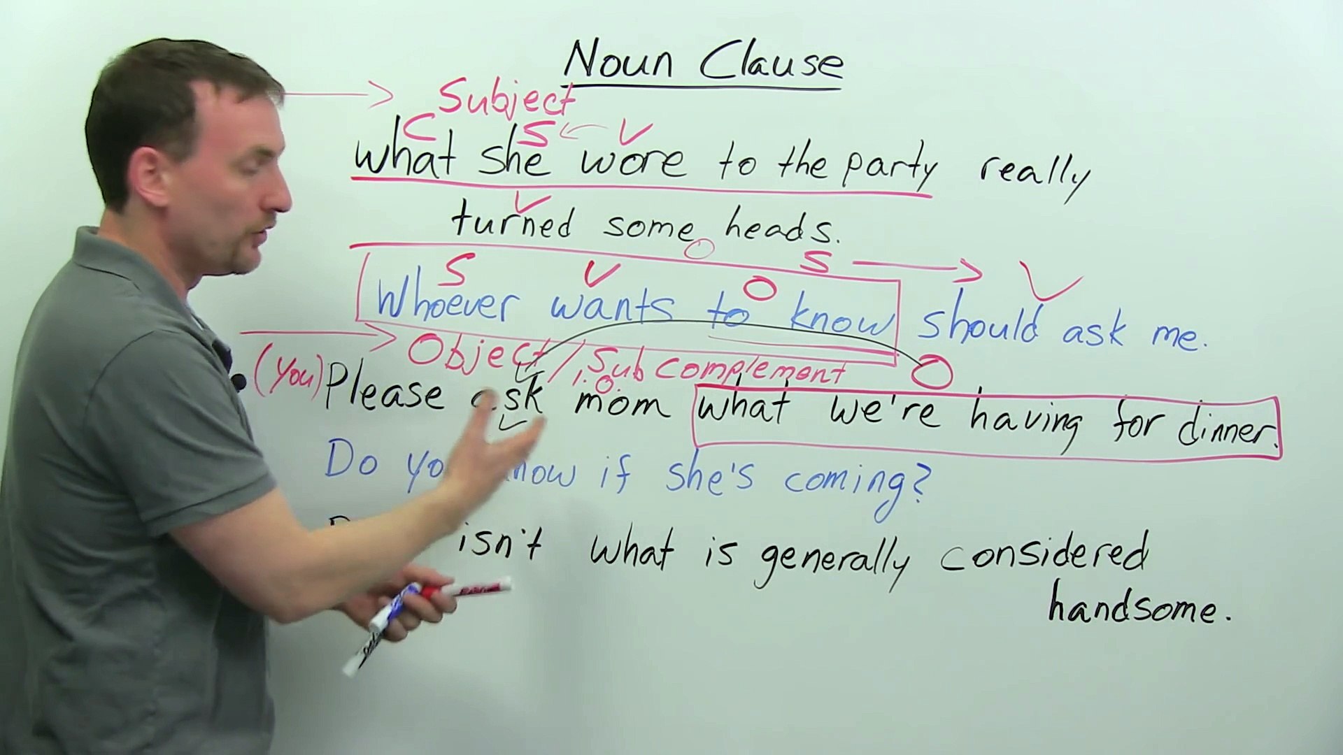 Advanced English Grammar - Noun Clauses