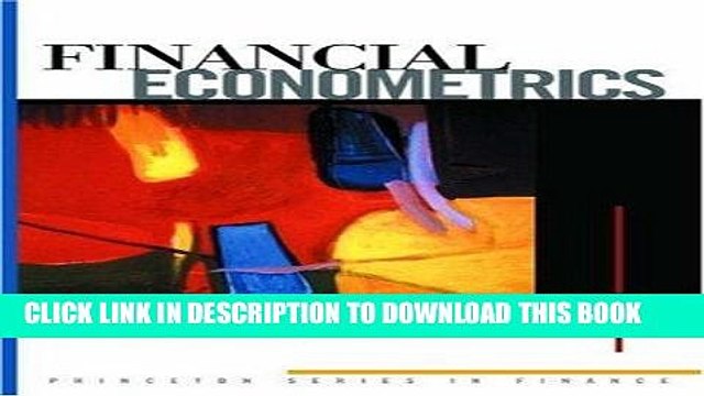 [PDF] Financial Econometrics: Problems, Models, and Methods Full Online