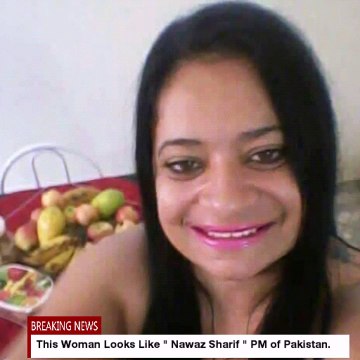 This girl looks like the Sister of ” Mian Nawaz Shareef ” Prime minister of Pakistan