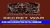 Read Now Secret War: Greece-Middle East, 1940-1945: The Events Surrounding the Story of Service