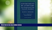 Big Deals  Government by Judiciary (Studies in Jurisprudence and Legal Hist)  Best Seller Books