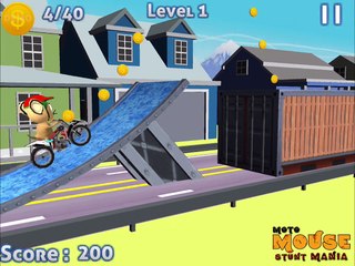 MOTO MOUSE STUNT MANIA - ( 3D DIRT BIKE RACING GAME