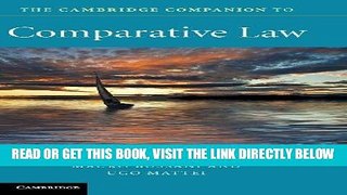 [Free Read] The Cambridge Companion to Comparative Law (Cambridge Companions to Law) Free Online
