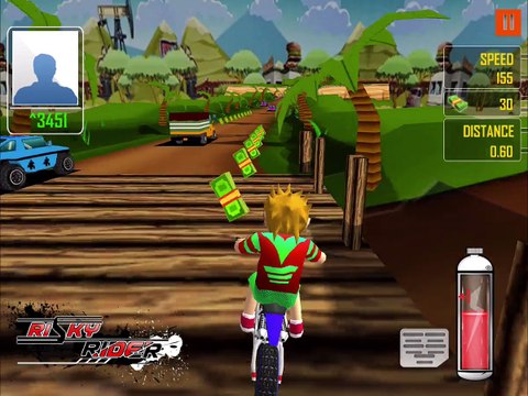 Risky Rider 3D - Motocross Dirt Bike Racing Game