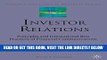 [Free Read] Investor Relations: Principles and International Best Practices of Financial