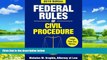 Big Deals  Federal Rules of Civil Procedure 2016, Large Font Size: Complete Rules as Revised