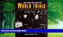 Books to Read  Great World Trials: The 100 Most Significant Courtroom Battles of All Time  Best