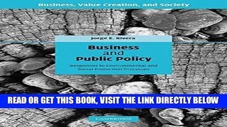[Free Read] Business and Public Policy: Responses to Environmental and Social Protection Processes
