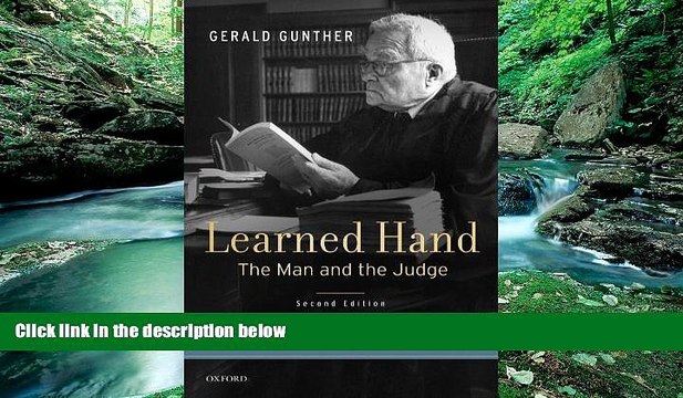 Big Deals Learned Hand: The Man and the Judge Best Seller Books Most Wanted