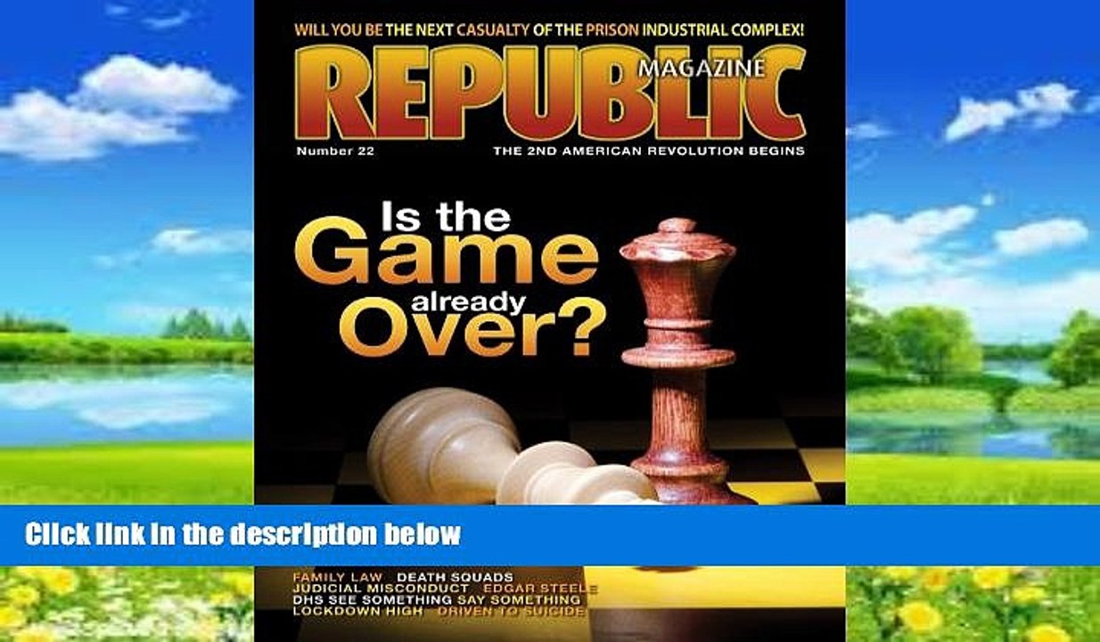 Books to Read  Republic Magazine Issue #22 - Is the Game Already Over?  Best Seller Books Most