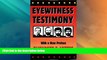 Big Deals  Eyewitness Testimony: With a New Preface  Best Seller Books Most Wanted