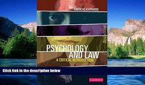 Must Have  Psychology and Law: A Critical Introduction  Premium PDF Full Ebook