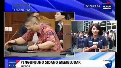 Pengunjung Sidang Vonis Jessica Membludak
