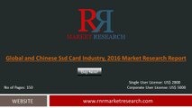 Market Comparison of Ssd Card Industry for Global and Chinese Region in 2016 Report