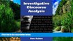Books to Read  Investigative Discourse Analysis  Best Seller Books Best Seller