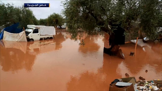 أوضاع بالغة السوء بمخيمات النازحين بريف حلب