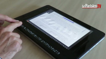 Une tablette tactile en braille pour les non-voyants