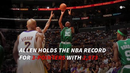 Ray Allen announces his retirement