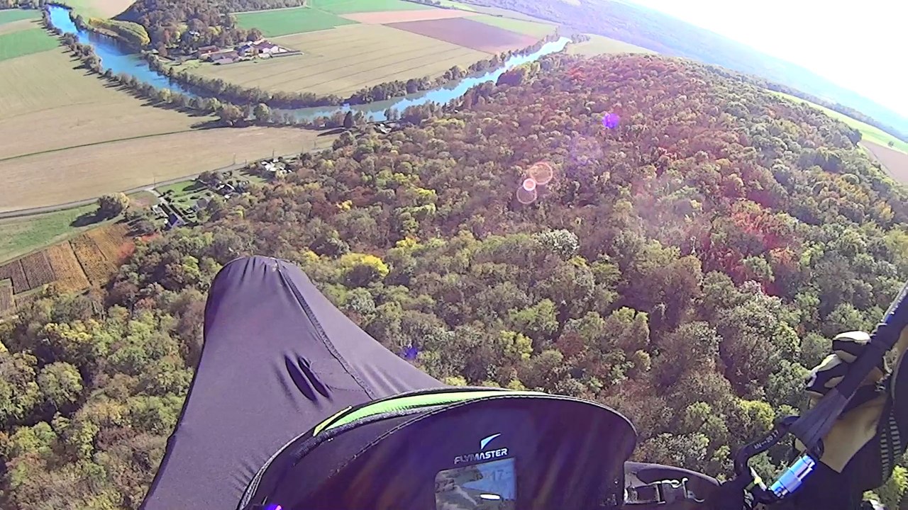 31 Octobre 2016 Parapente en Champagne : Bonneil sur Marne et Condé en brie