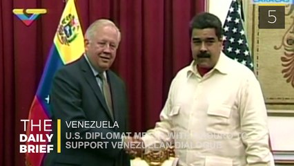 The Daily Brief: U.S. Diplomat To Support Venezuelan Dialogue