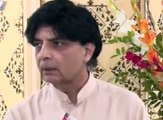 Nisar hails imran's decision on Nov 2 lockdown