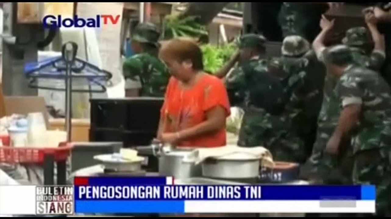 Pengosongan Rumah Dinas TNI Diprotes
