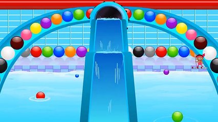 Colors for Children to Learn with Swimming Balls - Colours for Kids to Learn - Kids Learning Videos