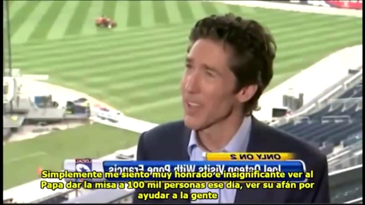 Joel Osteen visita al papa Francisco