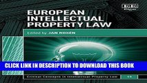 Read Now European Intellectual Property Law (Critical Concepts in Intellectual Property Law