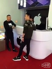 CRAZY - These men buy and destroy all the iphone where he bought