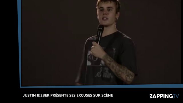 Justin Bieber présente ses excuses à ses fans sur scène (Vidéo)