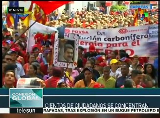 Venezolanos apuestan con marchas a la paz y la estabilidad