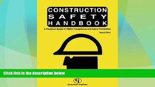 Big Deals  Construction Safety Handbook: A Practical Guide to OSHA Compliance and Injury