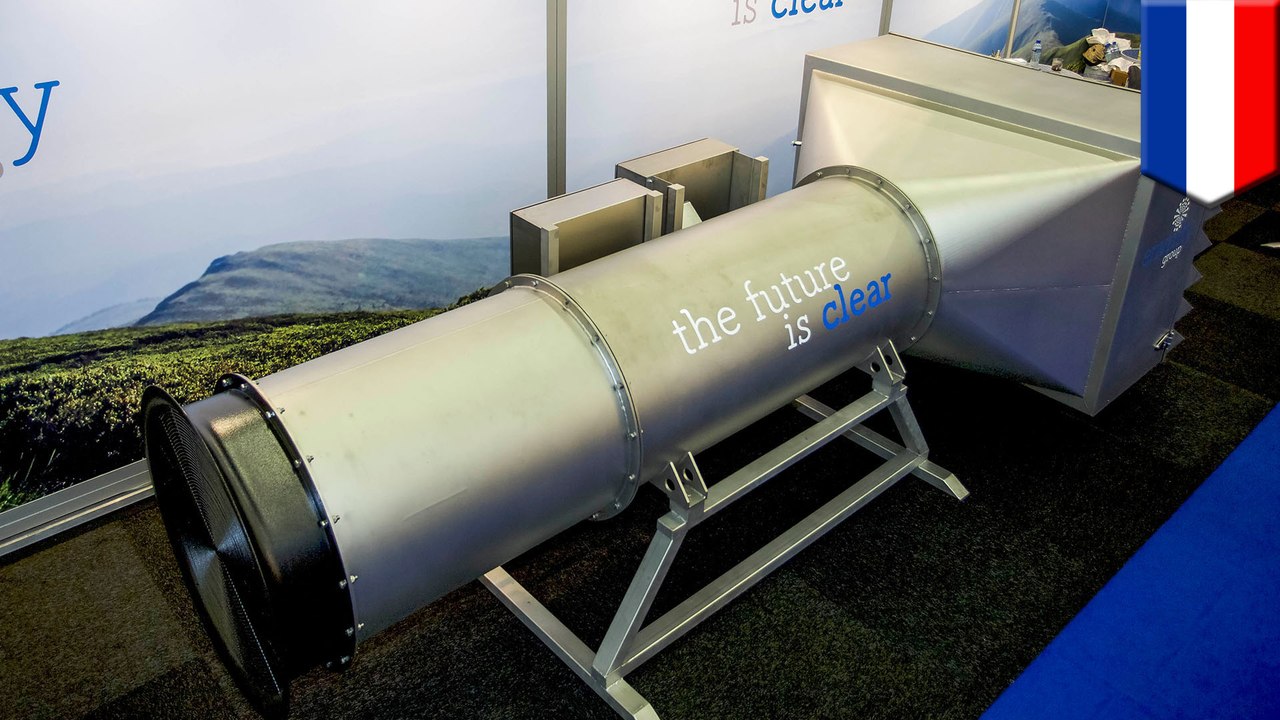 This giant vacuum cleaner sucks up toxic particles to purify air