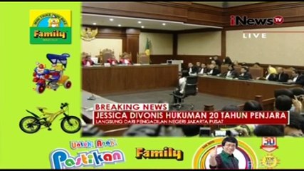 Divonis 20 Tahun, Jessica Tidak Terima dengan Putusan Hakim