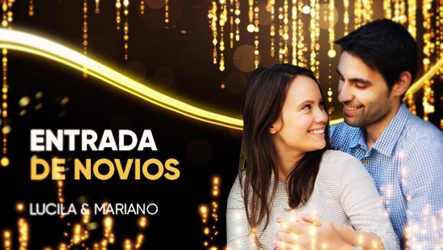 Lucila y Mariano, entrada de novios original y divertida!