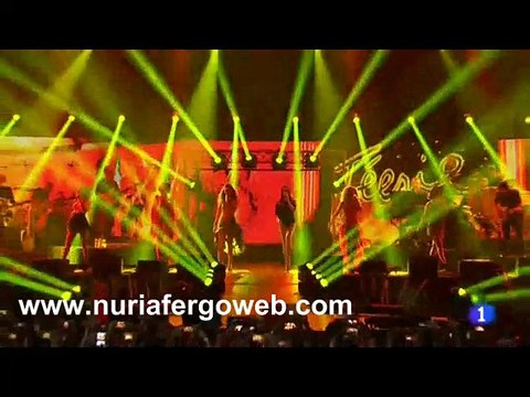 Nuria Fergó: Telediario TVE sobre el concierto OT. El Reencuentro