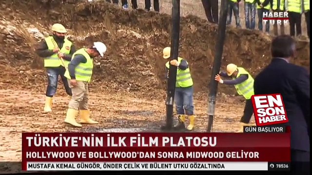 Avrupa'nın en büyük film platosu MIDWOOD'un temelleri atıldı